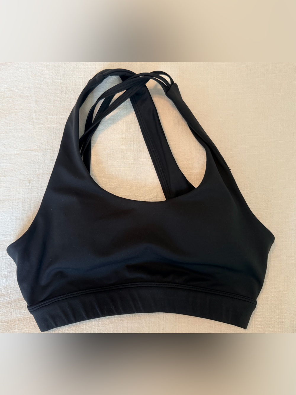 Wilo the Label Black Strappy Sports Bra
